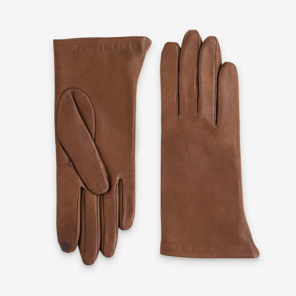 Glove Story - Gants femme cuir cork doublé soie