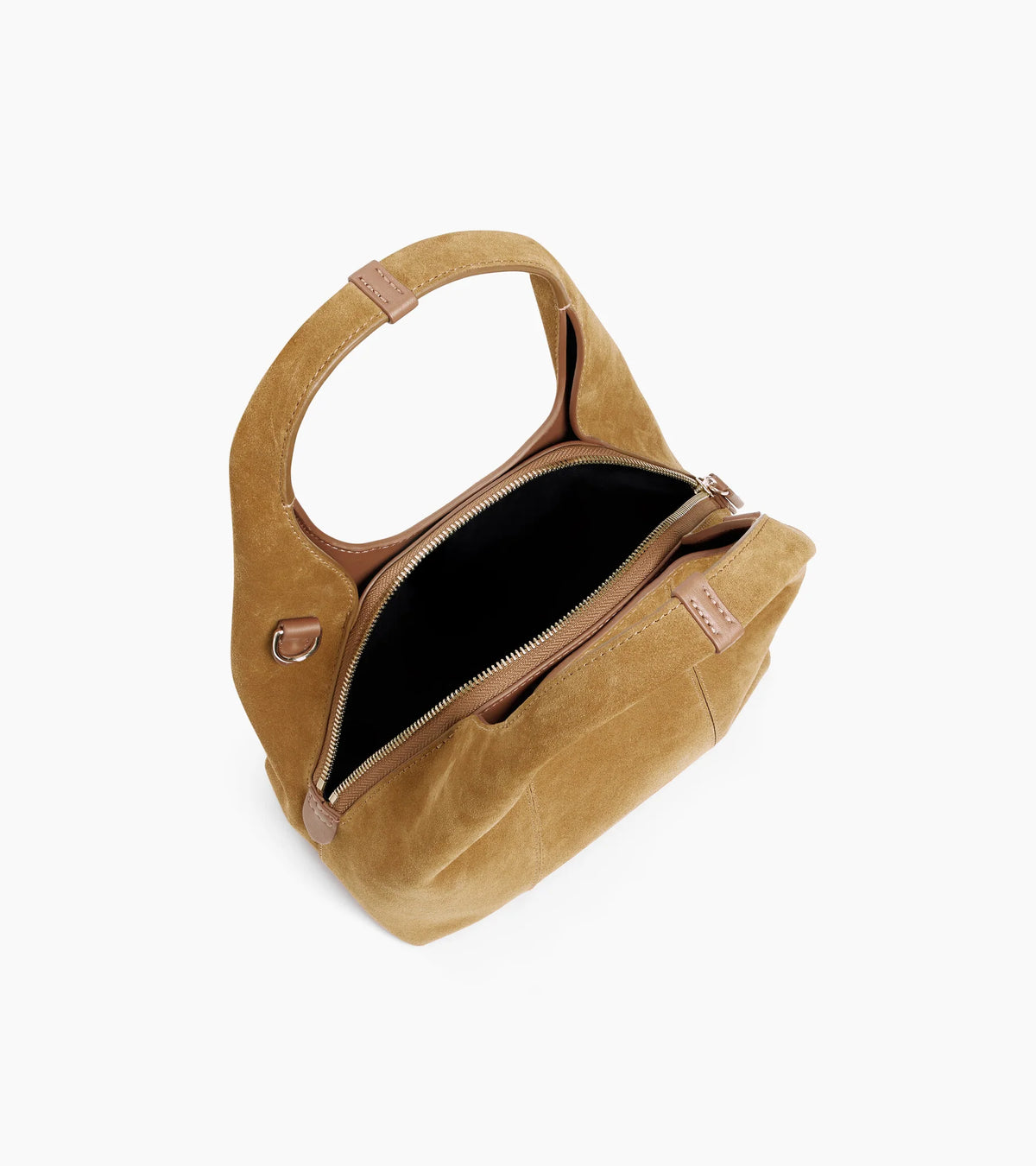 LE TANNEUR- Petit sac à main Juliette en cuir velours – Le Tanneur