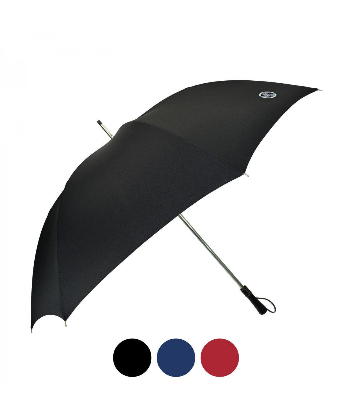 LANCEL PARAPLUIE - Parapluie golf long Lancel à broderie Noir