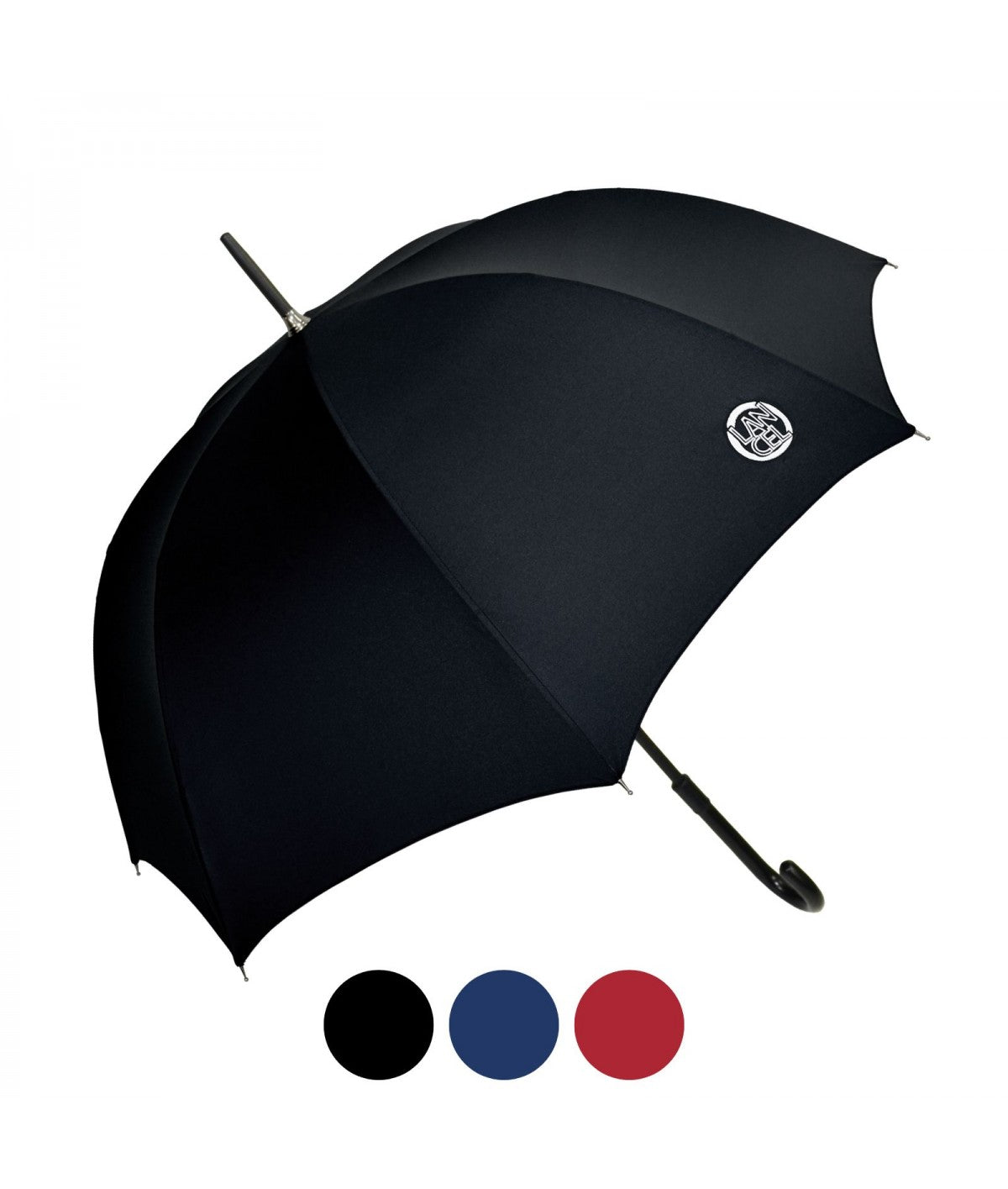 LANCEL PARAPLUIE - Parapluie long Lancel à broderie Noir