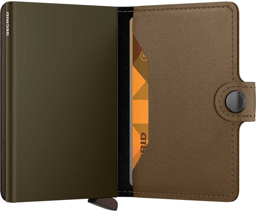 SECRID - Portefeuille Miniwallet Secrid Matte Satin Bronze en cuir
