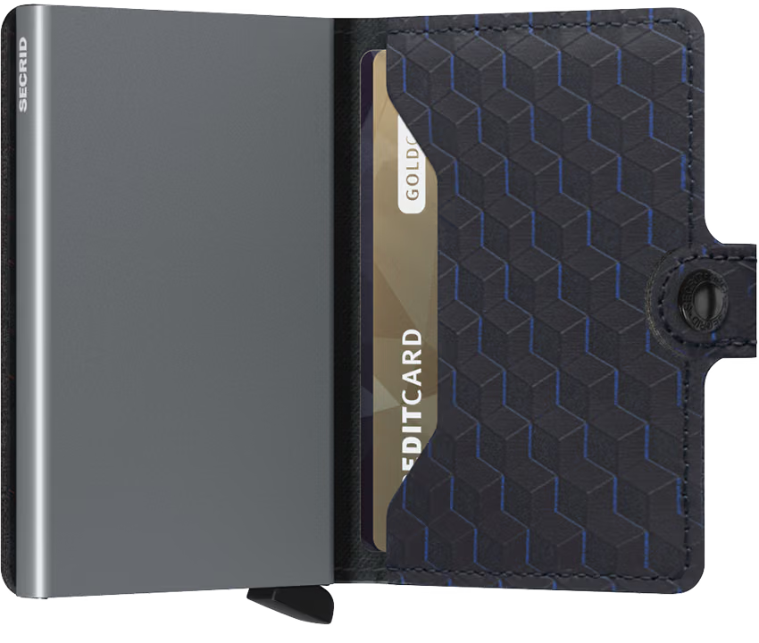 SECRID - Portefeuille Miniwallet Optical black titanium