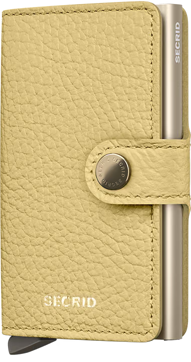SECRID - Portefeuille Miniwallet Secrid Pebble Butter Yellow
