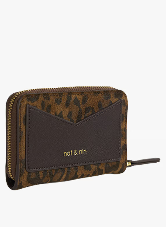 NAT & NIN -Porte monnaie - Pia - Léopard