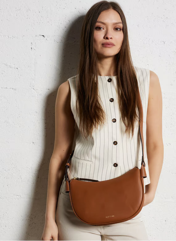 NAT & NIN - Sac bandoulière Lune Noisette