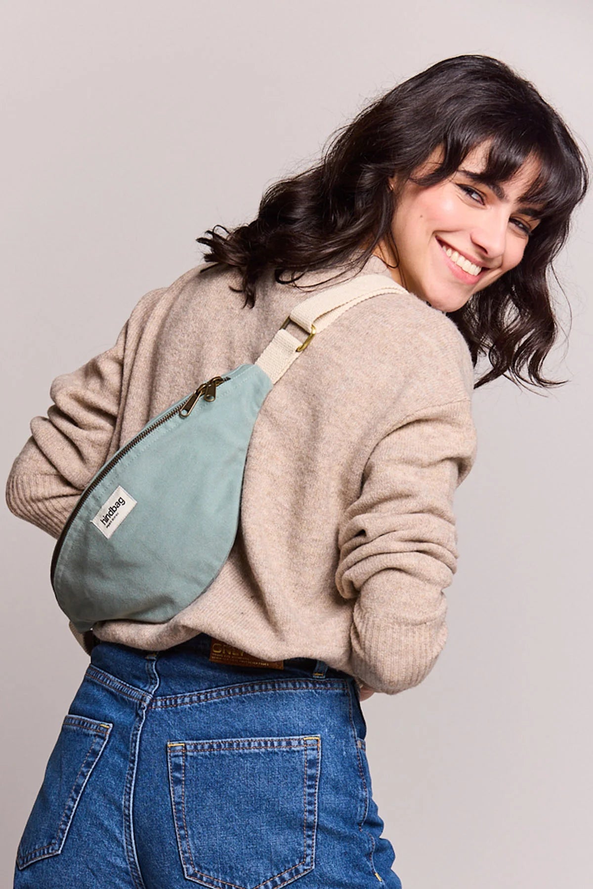 HINDBAG - Sac banane Olivia Sauge