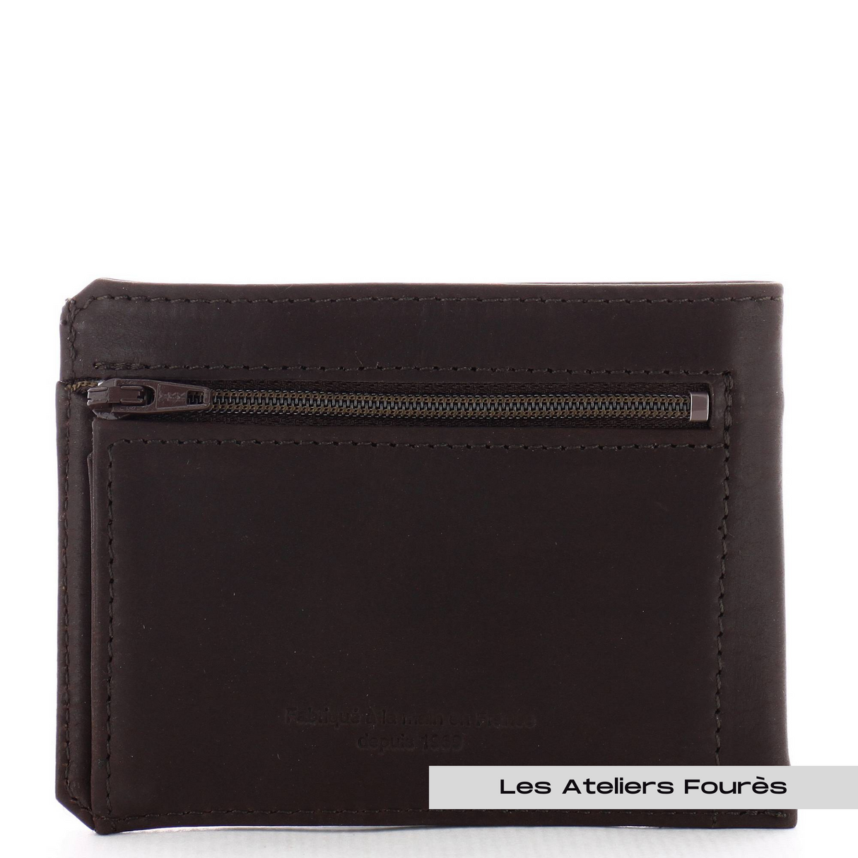 ATELIERS FOURÈS - Porte papiers en cuir raffiné - Baroudeur