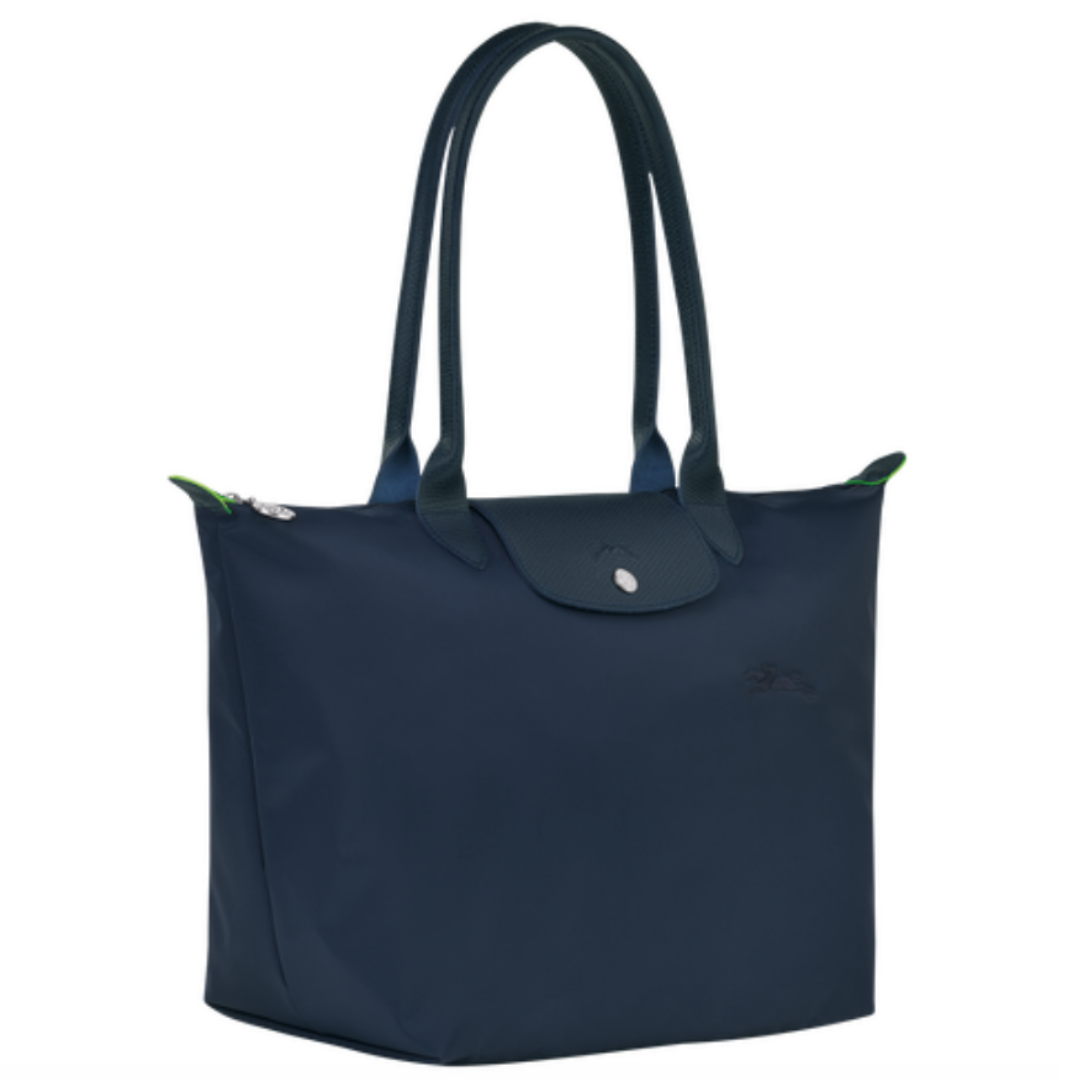 Sac shopping Le Pliage Green Longchamp couleur bleu marine