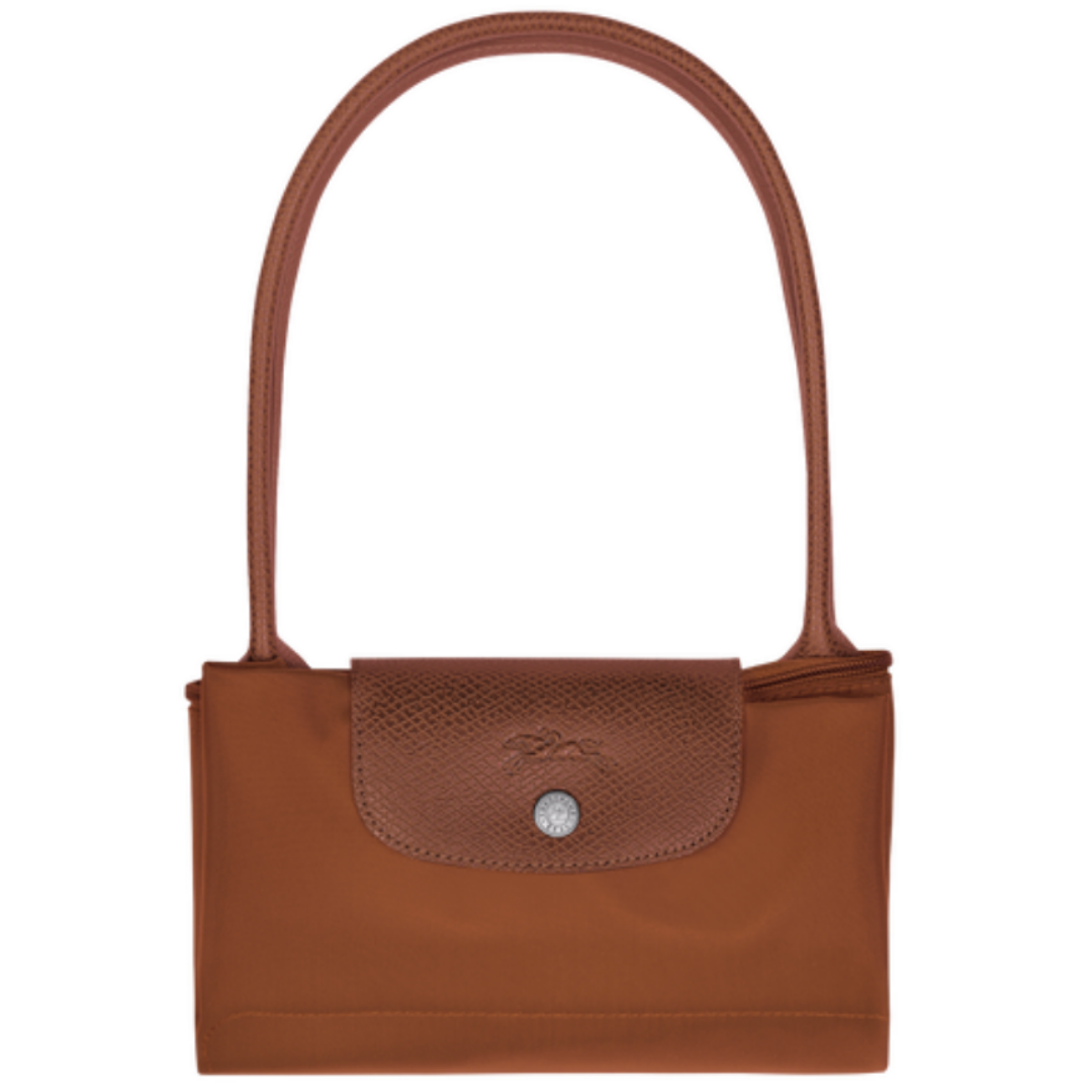 Sac shopping pliage green - porté épaule L Longchamp - Cognac