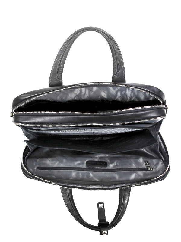 GÉRARD HÉNON - Porte-documents PC - Gentleman - noir BAGADIE PARIS