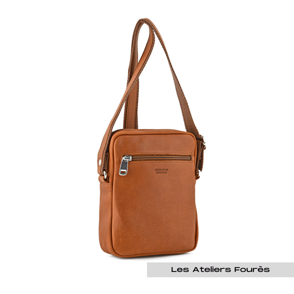 ATELIERS FOURÈS - Sac bandoulière cuir - Baroudeur