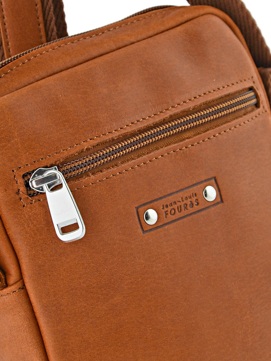 ATELIERS FOURÈS - Sac bandoulière cuir - Baroudeur