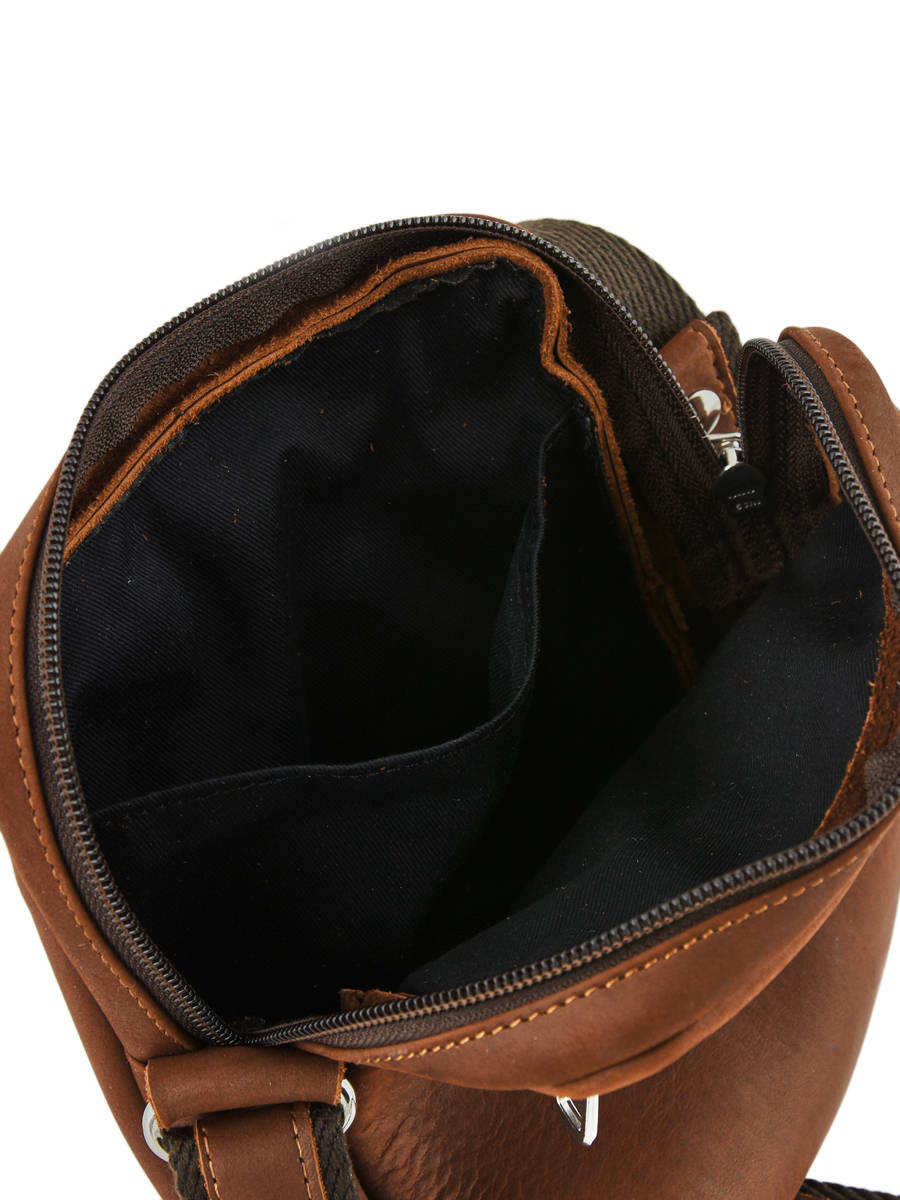 ATELIERS FOURÈS - Sac bandoulière cuir - Baroudeur