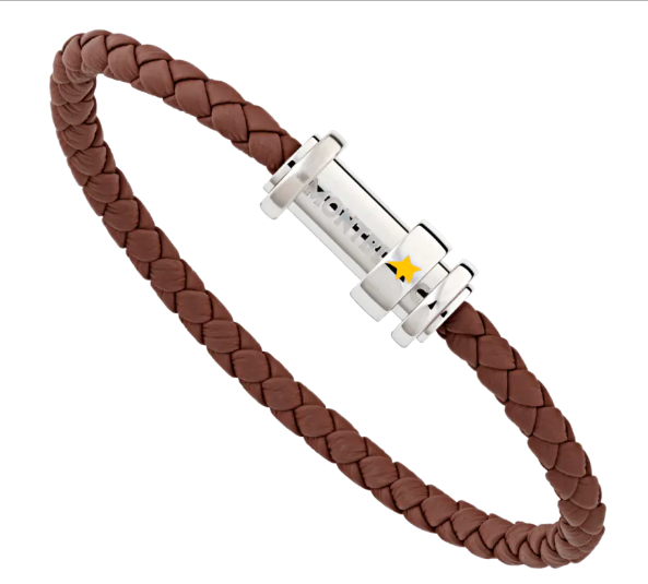 MONTBLANC Bracelet tressé - Taupe BAGADIE PARIS