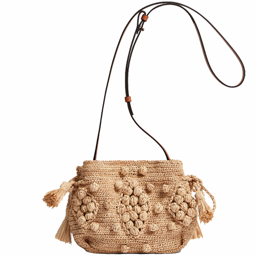 GÉRARD DAREL sac bandoulière - Mini 24 Raphia - ficelle BAGADIE PARIS