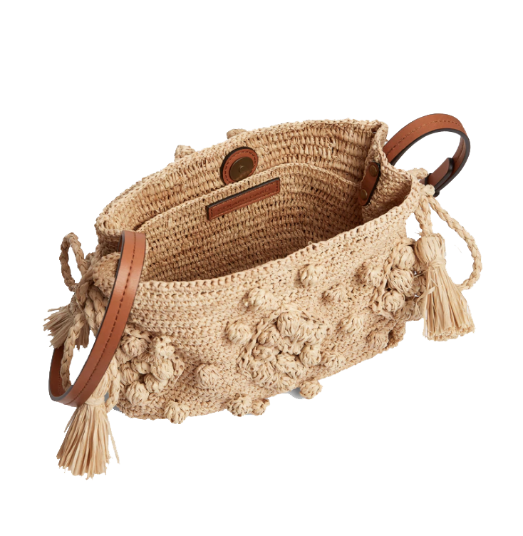 GÉRARD DAREL sac bandoulière - Mini 24 Raphia - ficelle BAGADIE PARIS