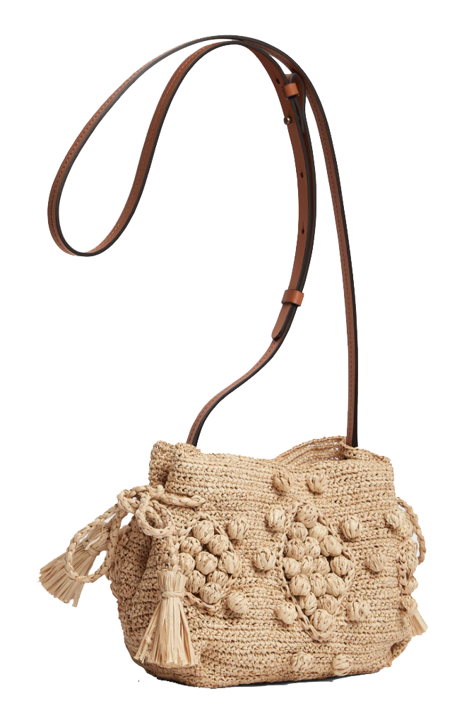 GÉRARD DAREL sac bandoulière - Mini 24 Raphia - ficelle BAGADIE PARIS