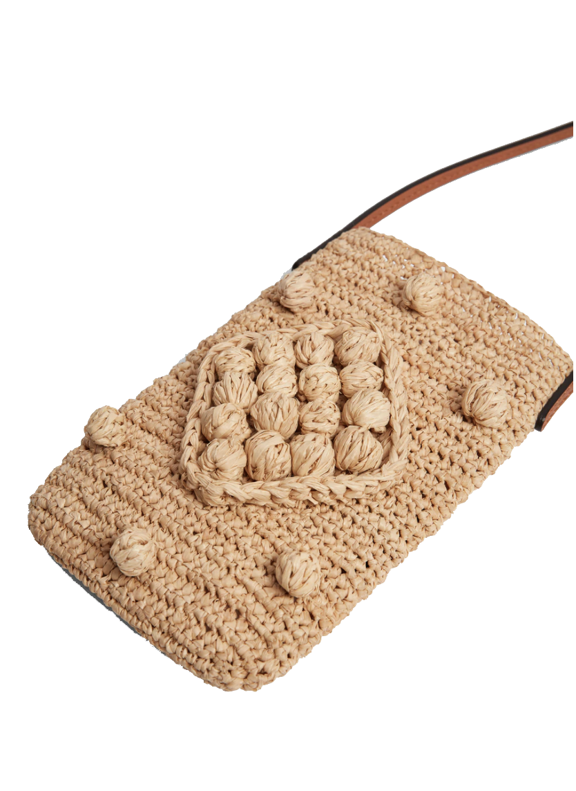 GÉRARD DAREL pochette pour téléphone - Rosie Raphia - ficelle BAGADIE PARIS