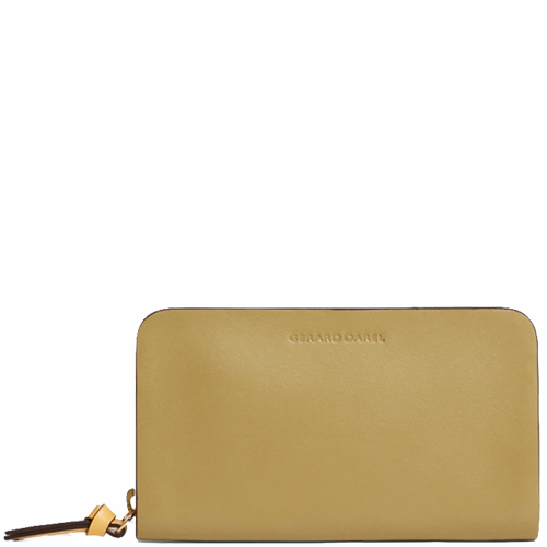 GÉRARD DAREL portefeuille zippé - Tresor - tilleul/camel/paille BAGADIE PARIS