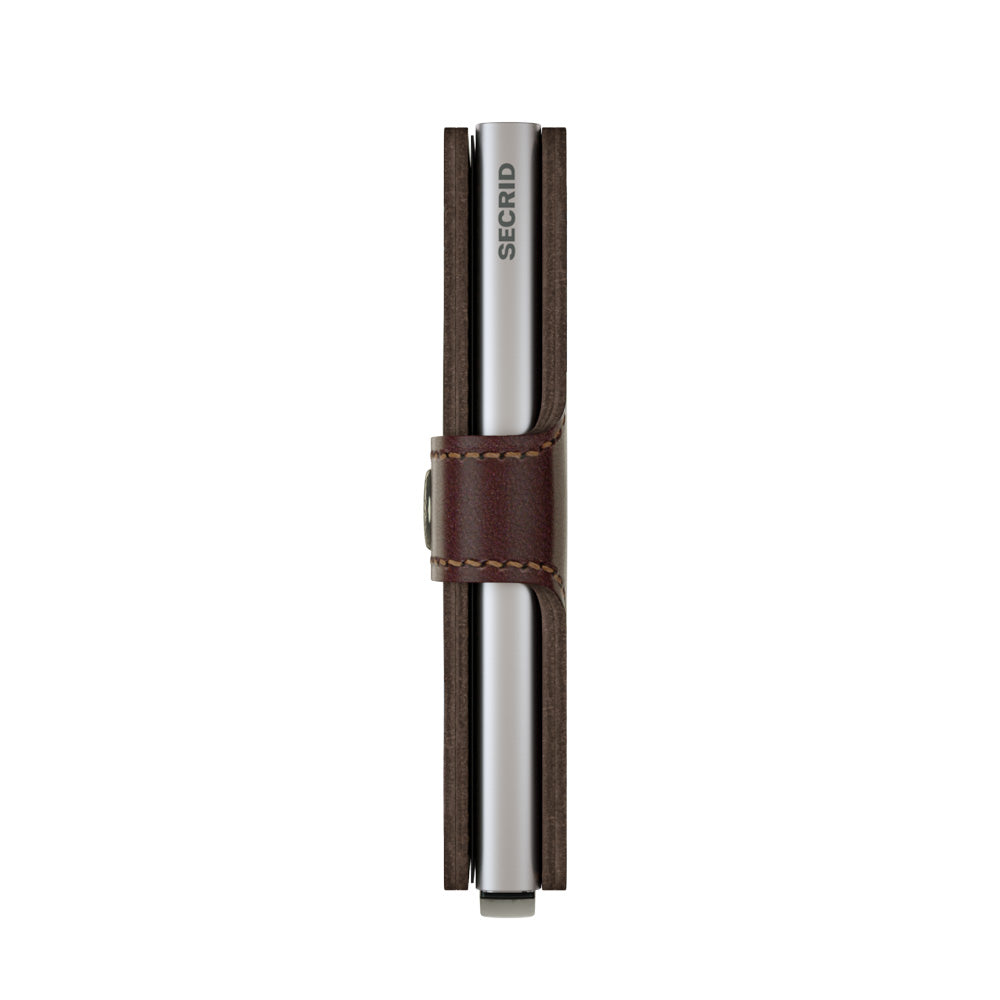 SECRID - Porte cartes Miniwallet Original - Dark Brown BAGADIE PARIS