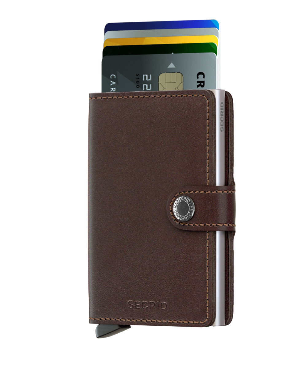 SECRID - Porte cartes Miniwallet Original - Dark Brown BAGADIE PARIS
