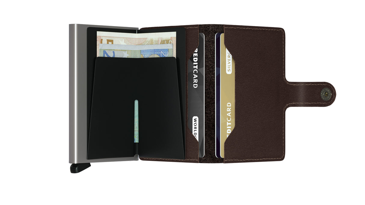 SECRID - Porte cartes Miniwallet Original - Dark Brown BAGADIE PARIS