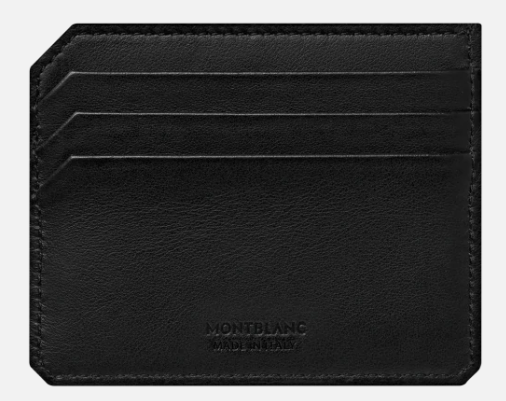 MONTBLANC Porte-cartes 6cc - Noir BAGADIE PARIS