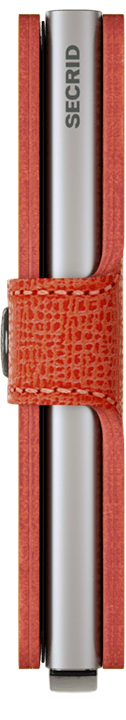 SECRID - Porte cartes Miniwallet Crisple - Orange BAGADIE PARIS