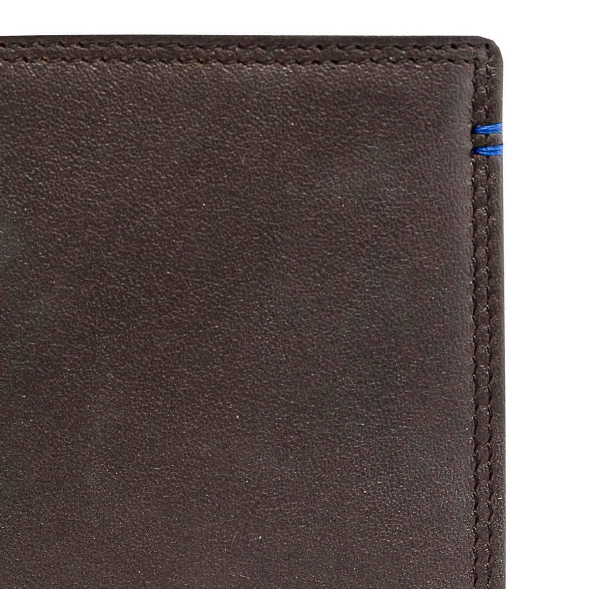 LE TANNEUR - Portefeuille vertical homme zippé Marron