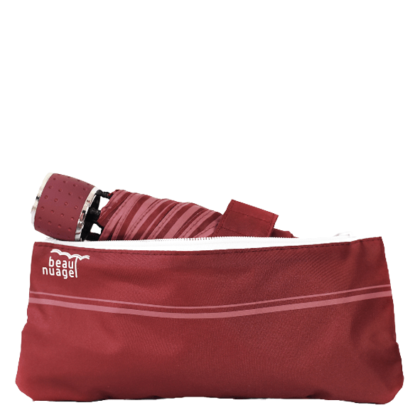 BEAU NUAGE - Parapluie pliant Le Mini - Rouge Grenat