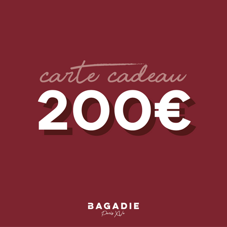 Carte Cadeau Bagadie BAGADIE PARIS