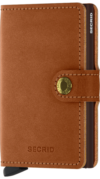 SECRID - Porte cartes cuir Miniwallet Cognac BAGADIE PARIS