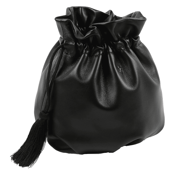 REPETTO - Sac Bourse Petit Air - noir Maroquinerie Femme Bagadie Paris