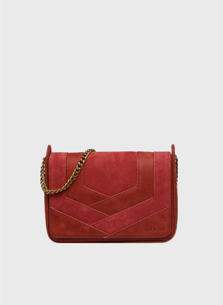Nat & Nin - Sac cuir - Capri - Terre de sienne