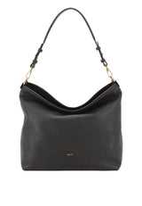 ABRO - Grand sac porté épaule en cuir SIGNATURE Dark Brown