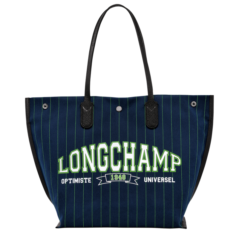 LONGCHAMP Sac cabas Essential Toile Marine BAGADIE PARIS