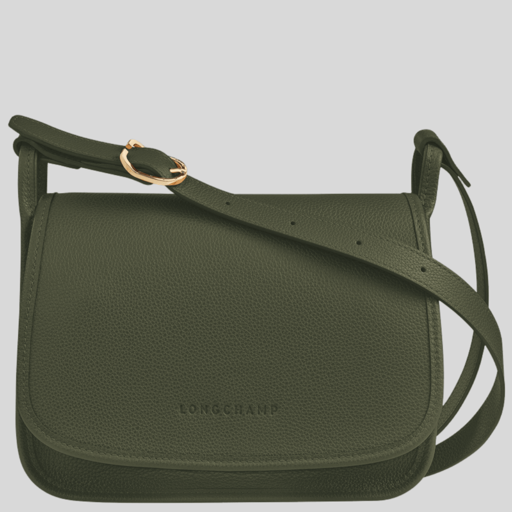 LONGCHAMP - Sac bandoulière M - Le Foulonné - Kaki