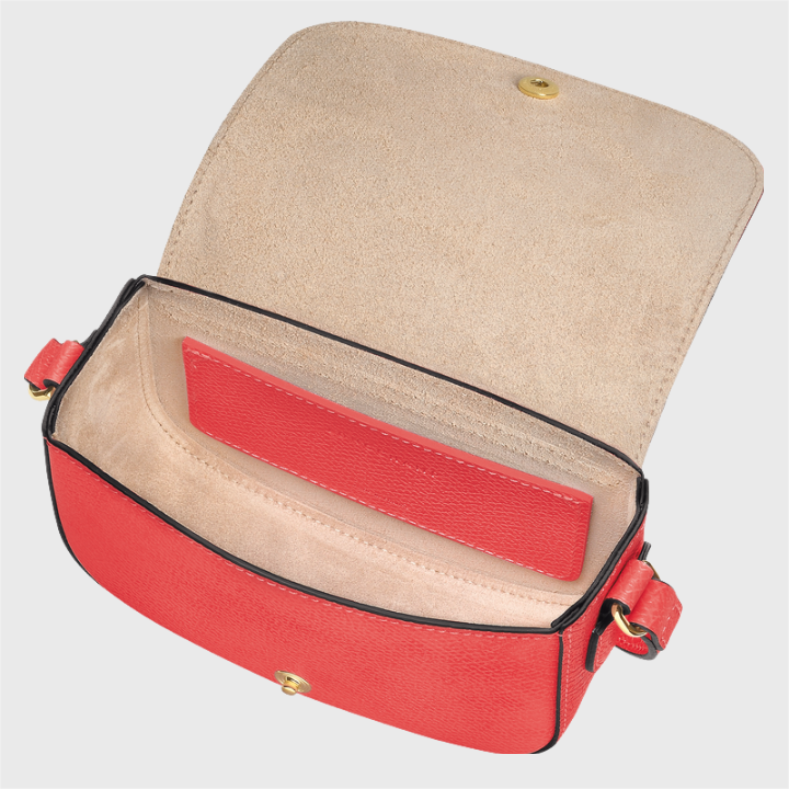 LONGCHAMP - Sac bandoulière XS - Épure - Fraise