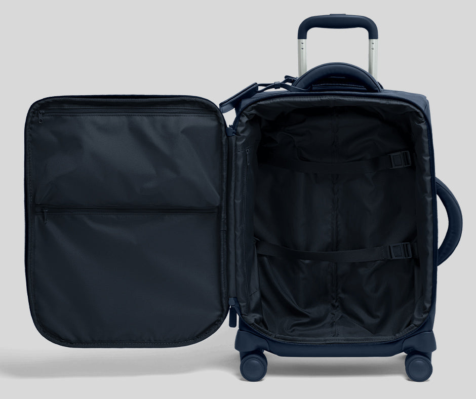 LIPAULT - Valise cabine - Plume - Bleu Marine