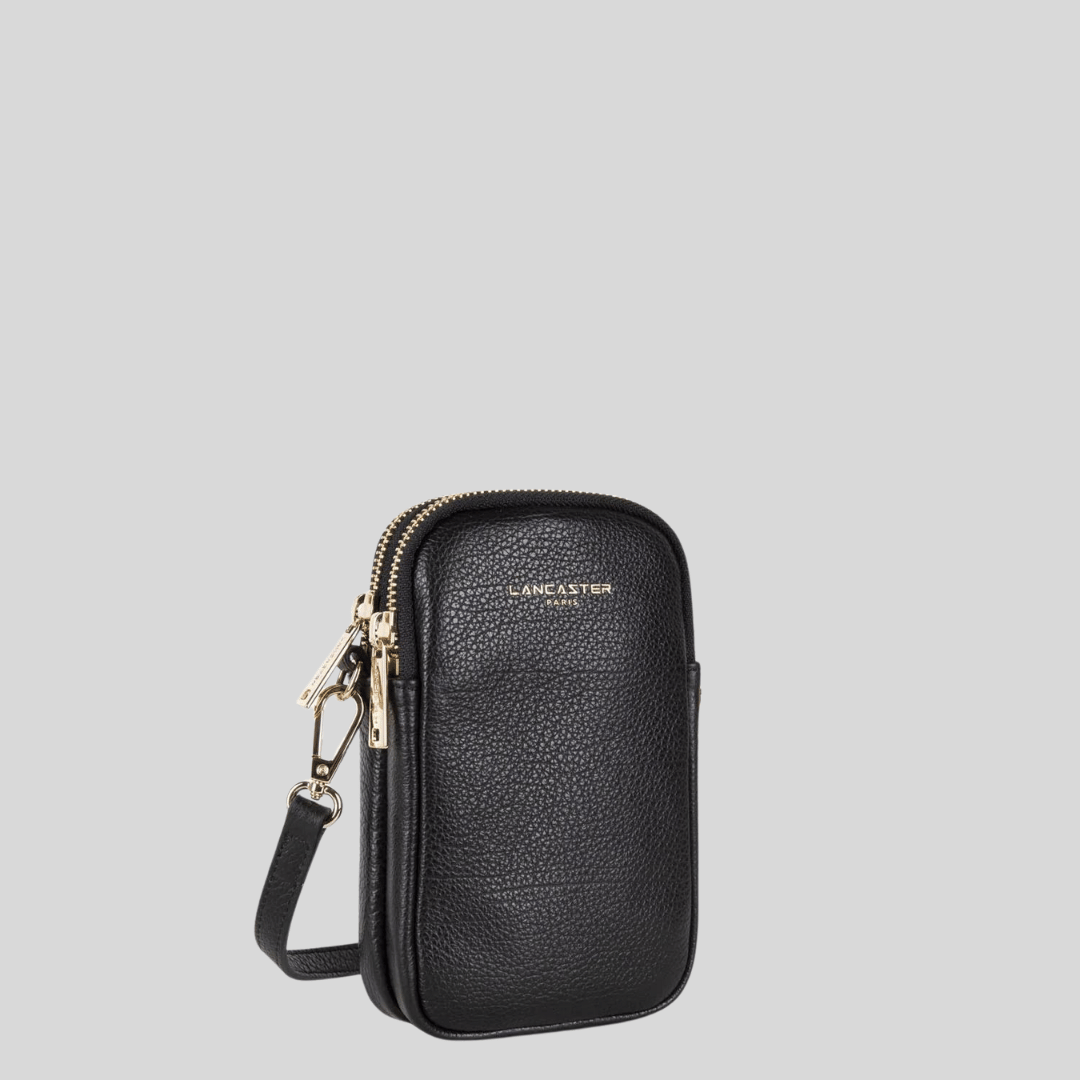 LANCASTER - Pochette smartphone - Dune- noir