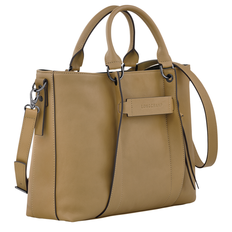 LONGCHAMP - Sac à main L - 3D - Tabac