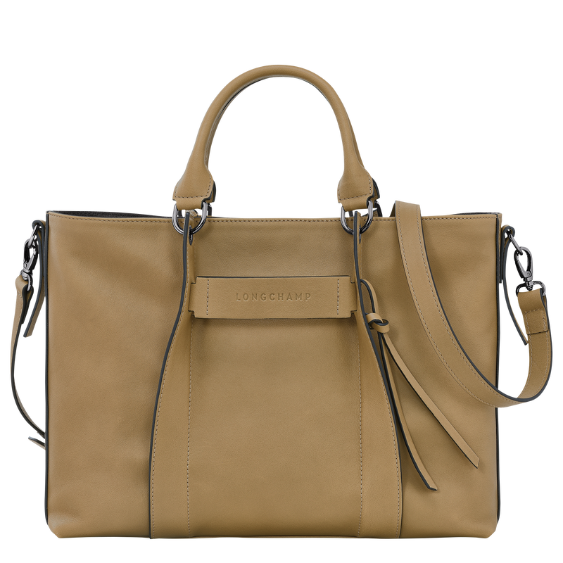 LONGCHAMP - Sac à main L - 3D - Tabac