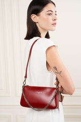 LANCASTER - Sac à main - Suave Even - Carmin