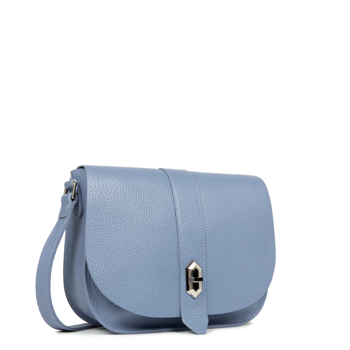LANCASTER - Sac besace - Top Double - Bleu ardoise