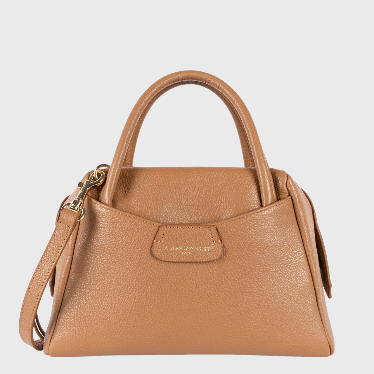 LANCASTER Sac a main Dune Camel BAGADIE PARIS