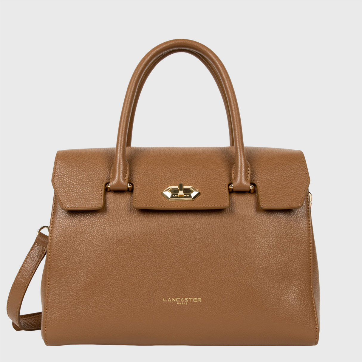 LANCASTER Sac a main Milano Cosmos Camel BAGADIE PARIS