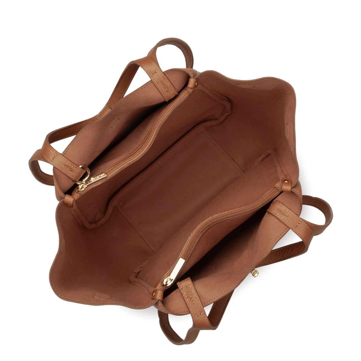 LANCASTER - Sac cabas épaule Gold