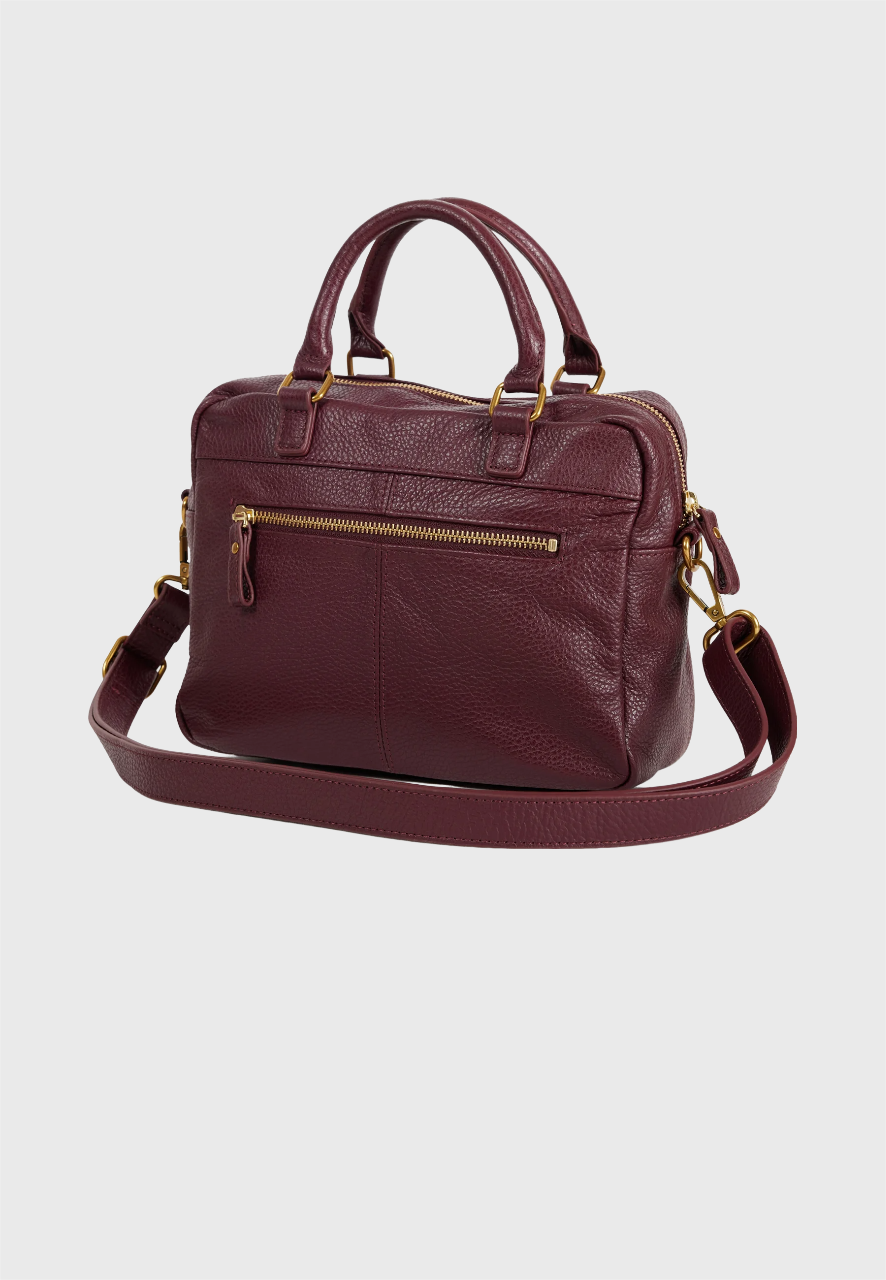 NAT NIN Sac a main Mini Macy Bordeaux BAGADIE PARIS