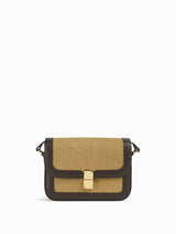 NAT & NIN - Sac bandoulière Alice Medium Paille