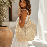 BAGATELLE - Cabas Asy en raphia naturel